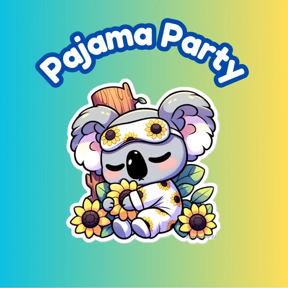 Pajama Party 🐨🌻 - Picture 1 of 1